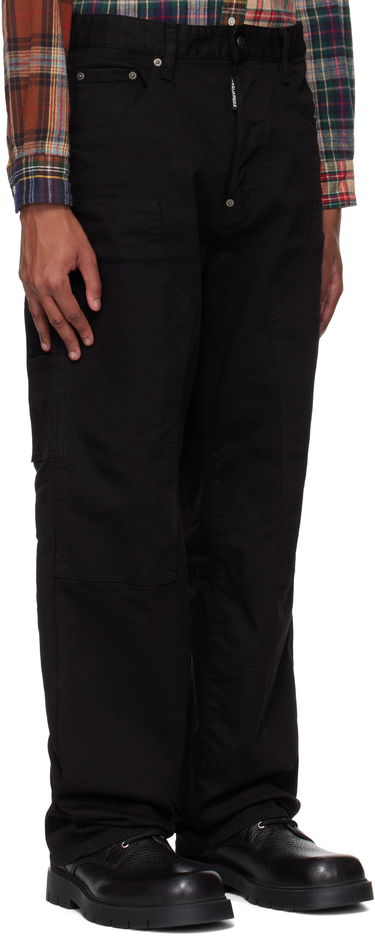 Jeans DSQUARED2 Dsquared2 'Black Bull' Loose Carpenter Jeans Sort | S74LB1673_S39781, 1