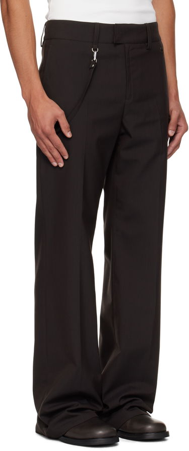 Bukser Courrèges Courrèges Light Twill Bootcut Trousers Sort | 325CPA412PL0222, 1