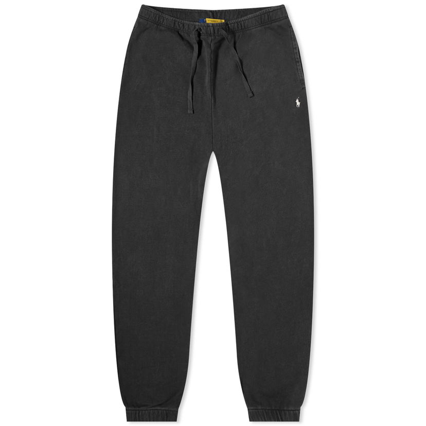Joggingbukser Polo by Ralph Lauren Loopback Sweat Pants "Faded Black Canvas" Sort | 710916699012