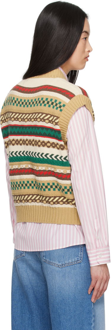 Sweater Max Mara Weekend Max Mara Vicino Knit Vest Beige | 2515351021600, 2