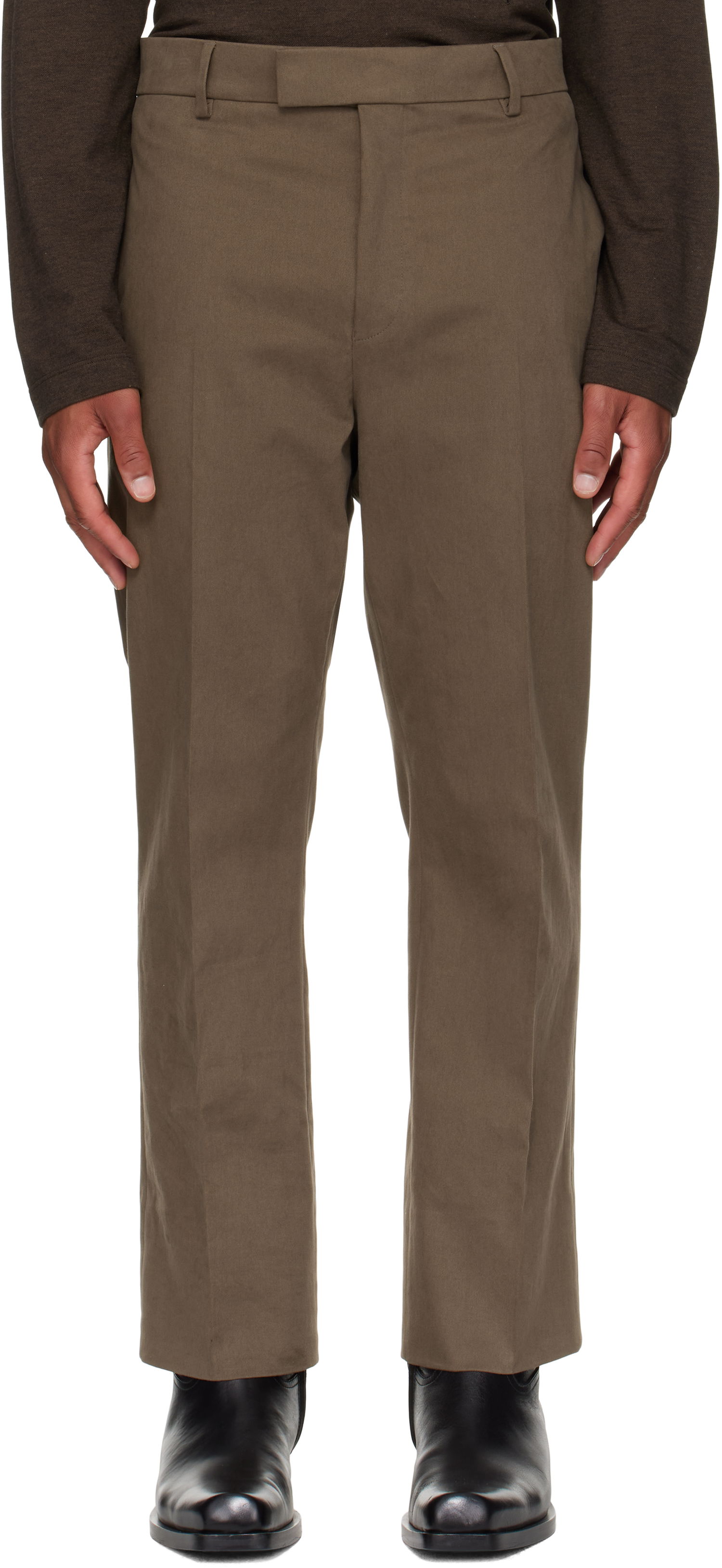 Bukser FERRAGAMO Ferragamo Tailored Trousers Grøn | 787028, 0