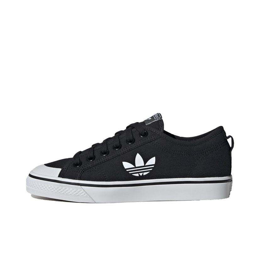 Sneakers og sko adidas Originals Nizza Trefoil Core Black Crystal White W Sort | EF1878