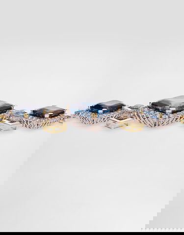 Armbånd Dolce & Gabbana Dolce & Gabbana Eleganza 18K Gold, Topaz, and Sapphire Bracelet Blå | WBSA2GWTOP187583, 2