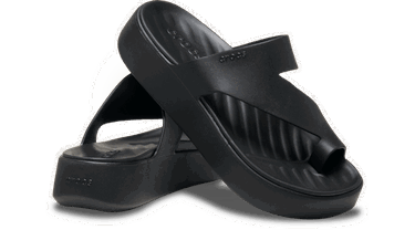 Sneakers og sko Crocs Platform Toe Loop Sandals Sort | 210834-001, 1