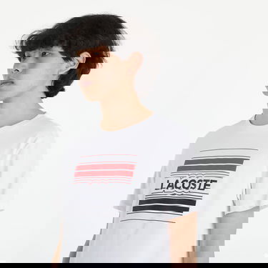 T-shirt Lacoste Sport Stylized Logo Hvid | TH0851 00 001, 2