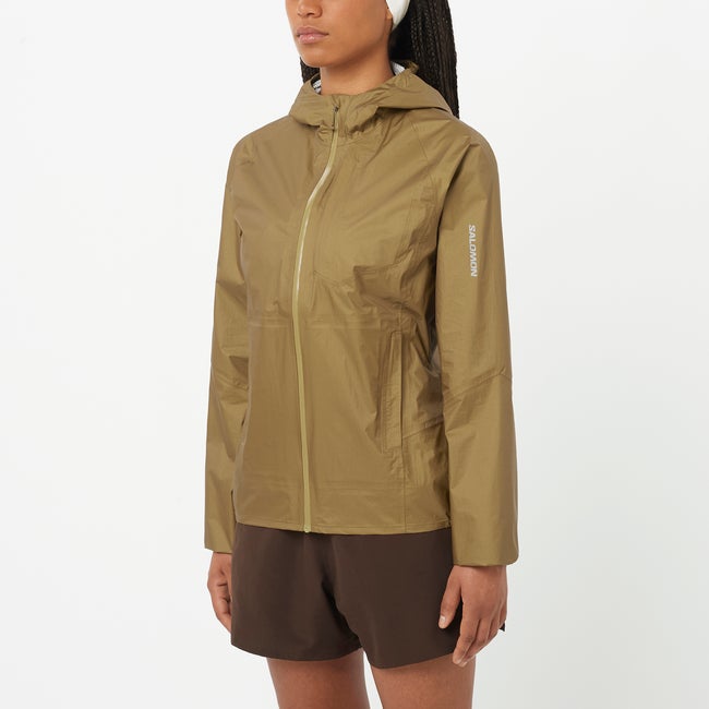 Regnfrakke Salomon Bonatti Waterproof Jacket Grøn | LC2685500