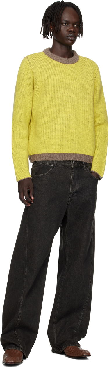 Sweater Eckhaus Latta Eckhaus Latta Yak Crewneck Sweater Gul | 8258-EL-PF25-F, 3