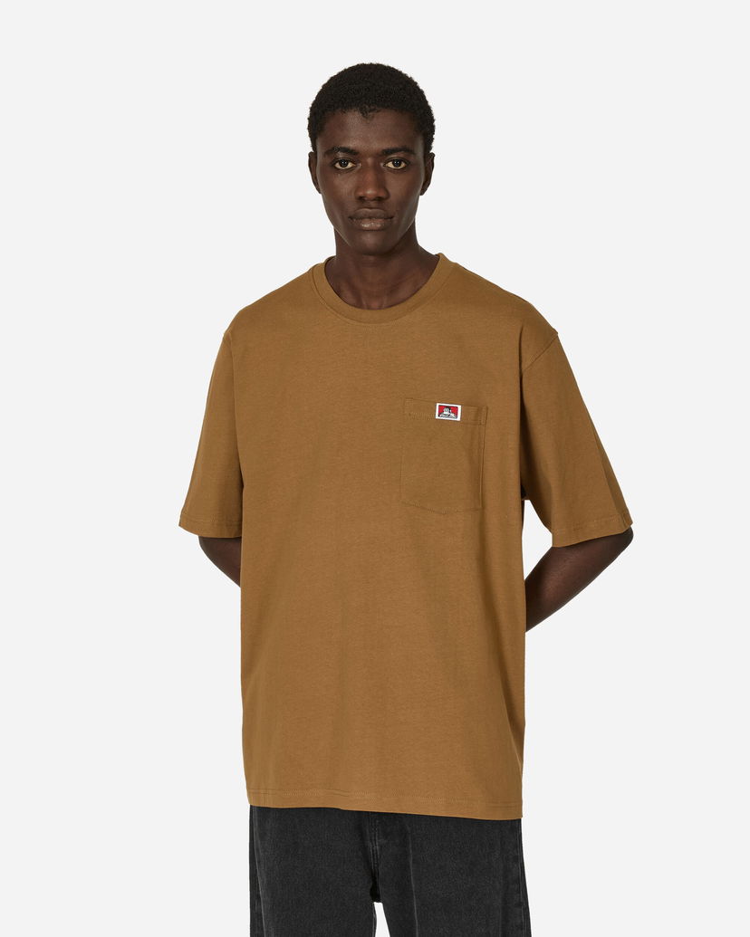 T-shirt Ben Davis Classic Label Pocket Heavy Duty T-Shirt Brun | BEN917 001