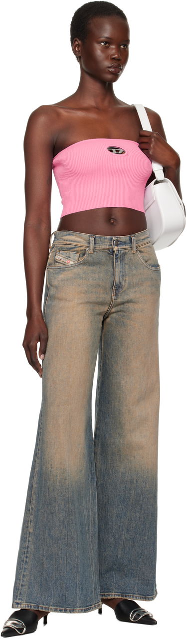 Crop top Diesel M-Clarksvillex Tube Top Hvid | A13019 0DLAX, 3