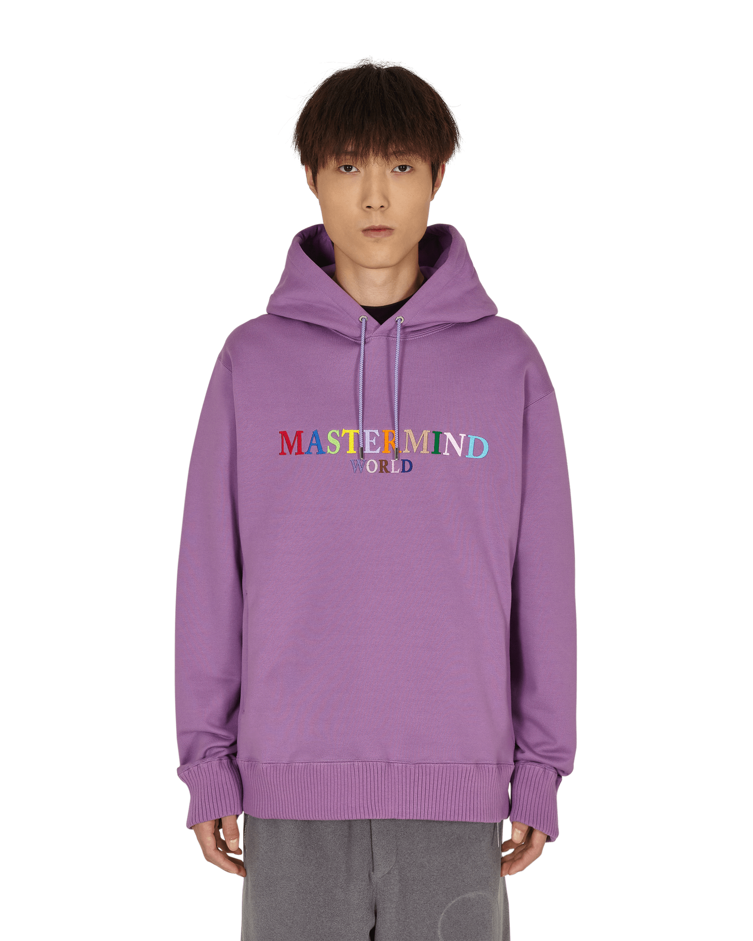 Sweatshirt Mastermind WORLD Logo Hoodie Lilla | MW21S07-SW029-010 004, 1