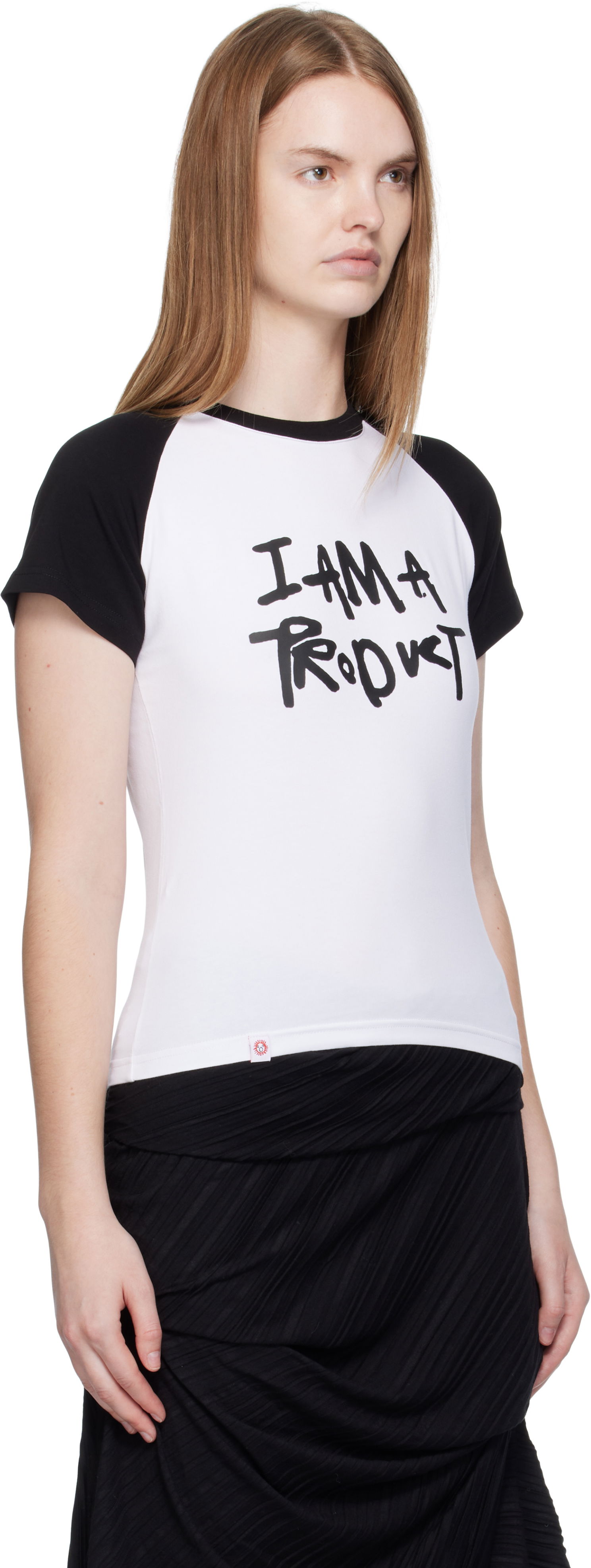 T-shirt Charles Jeffrey Loverboy Charles Jeffrey LOVERBOY Graphic Baby Raglan T-Shirt Sort | 52082001, 1