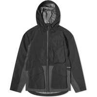 Vindjakke Pop Trading Company Big Pocket Ripstop Shell Jacket Black/Anthracite Sort | POPAW23-05-019, 1