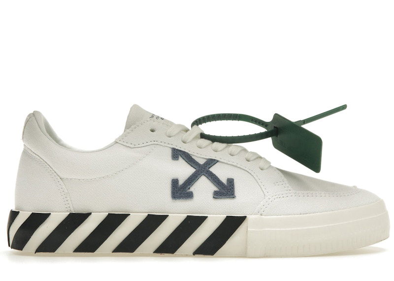 Sneakers og sko Off-White Vulc Low White Navy (FW22) Hvid | OMIA085F22FAB0010146 / OMIA085C99FAB0010146, 0