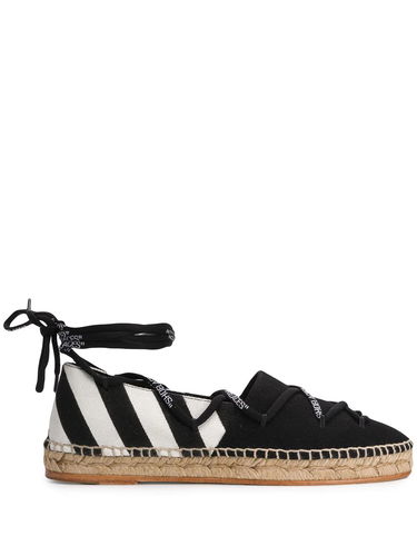 Sneakers og sko Off-White FABRIC ESPADRILLES ''Black'' Sort | OWIA204R20H701160110, 0