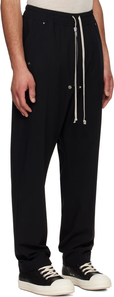 Bukser Rick Owens Rick Owens Hollywood Bela Trousers Sort | RU01E5361 WLP, 1