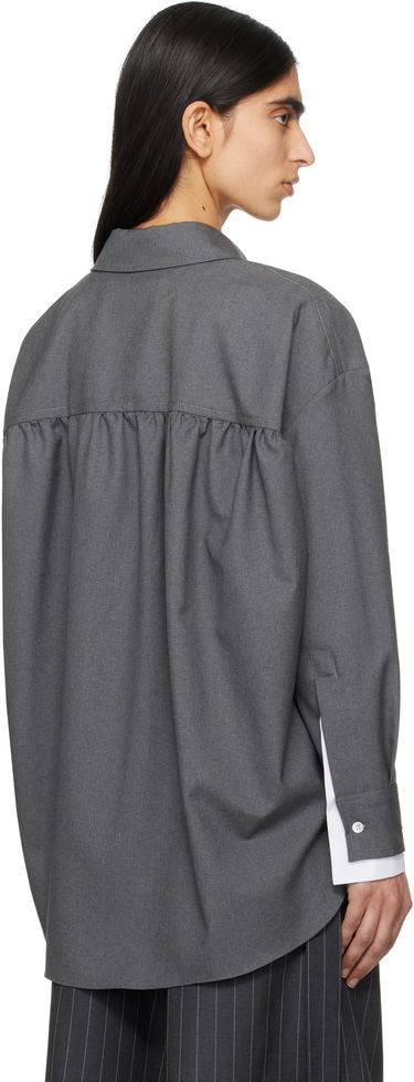 Skjorte Marni Marni Tropical Wool Shirt Grå | CAMA0613QS TW839, 2