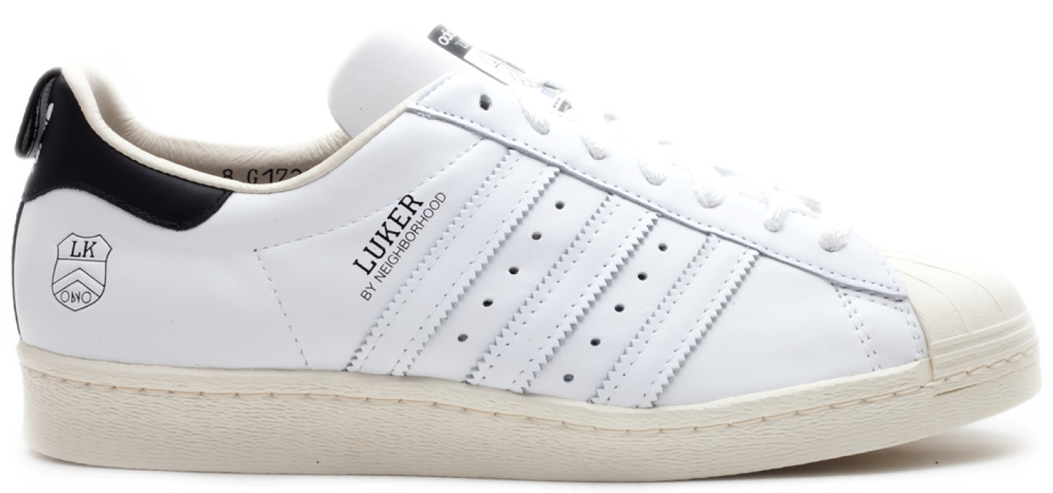 Sneakers og sko adidas Originals Superstar 80s Luker Neighborhood White Hvid | G17202, 0
