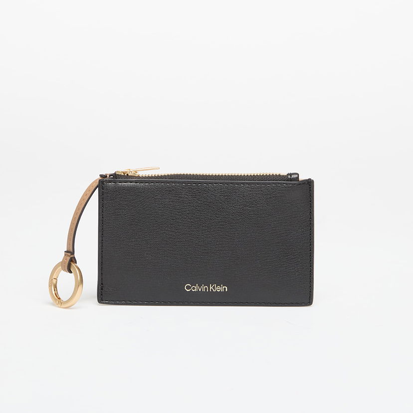 Tegnebog CALVIN KLEIN Calvin Klein Top Zip Card Case with Keychain Sort | LV04F1090G 332