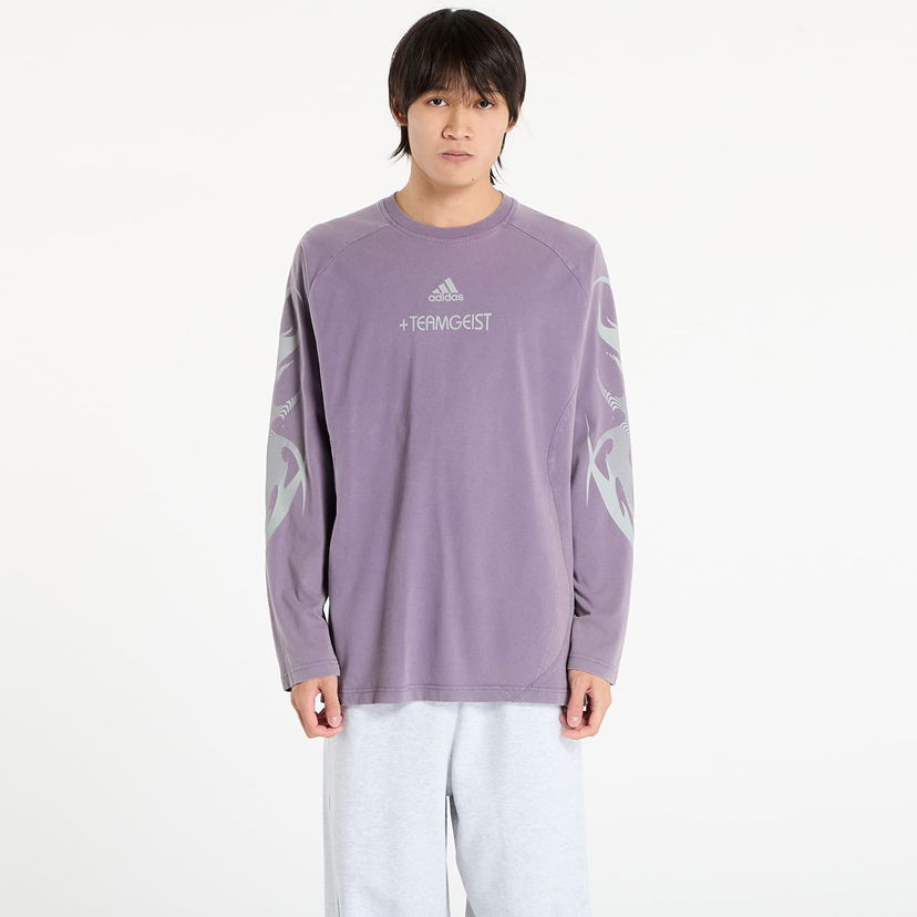 T-shirt adidas Originals Adilenium Season 4 Teamgeist Graphic Long Sleeve T-Shirt Lilla | KF8542