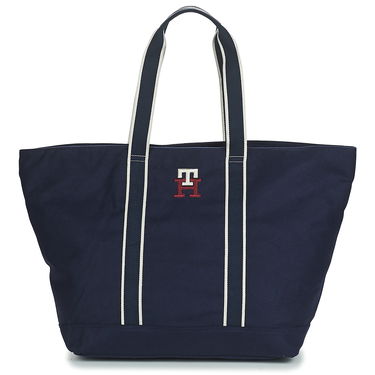 Mulepose Tommy Hilfiger NEW PREP OVERSIZED TOTE BAG Mørkeblå | AM0AM10291-DW6, 0