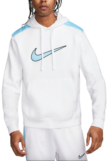 Sweatshirt Nike Fleece Hoodie Hvid | fn0247-101, 0