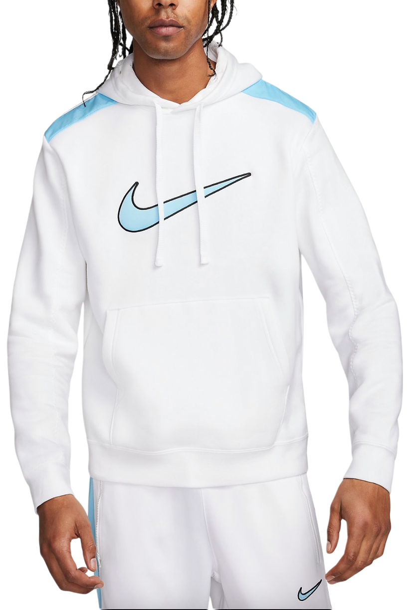 Sweatshirt Nike Fleece Hoodie Hvid | fn0247-101