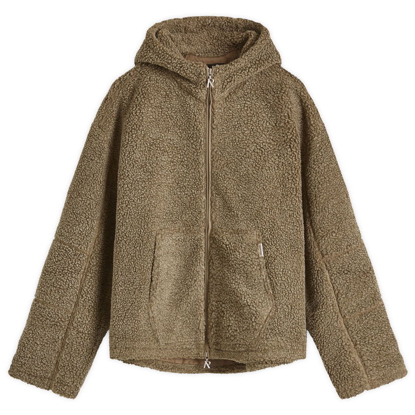 Jakke Represent Clo Fleece Jacket With Hood Brun | MLM1344-021