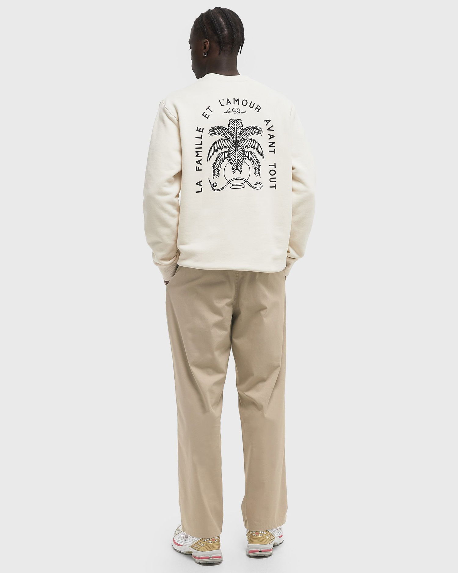 Sweatshirt Les Deux Diaz Sweatshirt Hvid | 1000213-215, 1