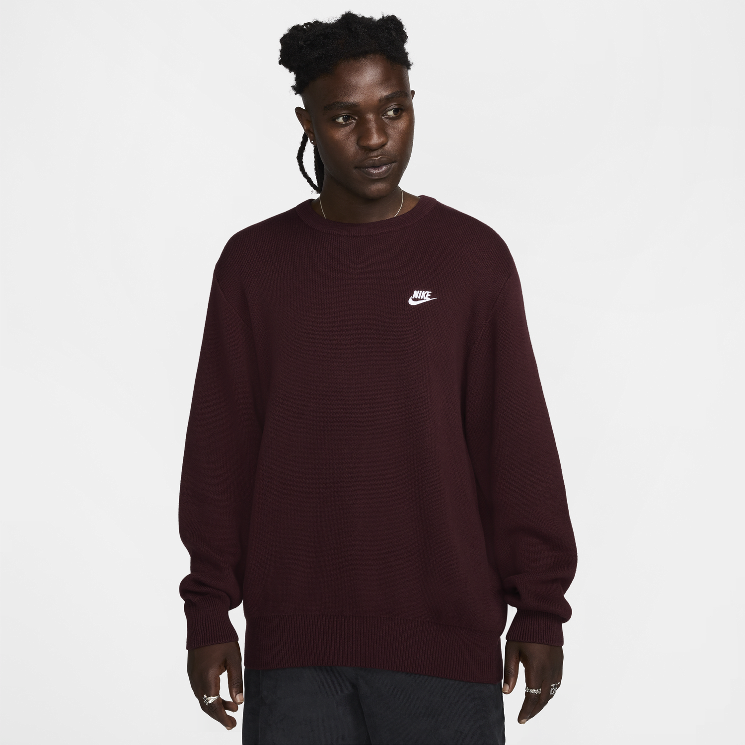 Sweater Nike Club Rød | FQ2912-652, 0