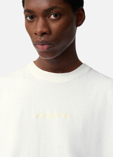 T-shirt AXEL ARIGATO Men's Relaxed Fit T-Shirt with Drawstring Hem Hvid | A3443001, 5