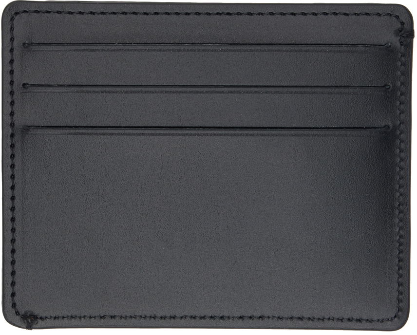 Tegnebog Maison Margiela Black Stitches Card Holder Sort | SA2VX0003 P4745, 0