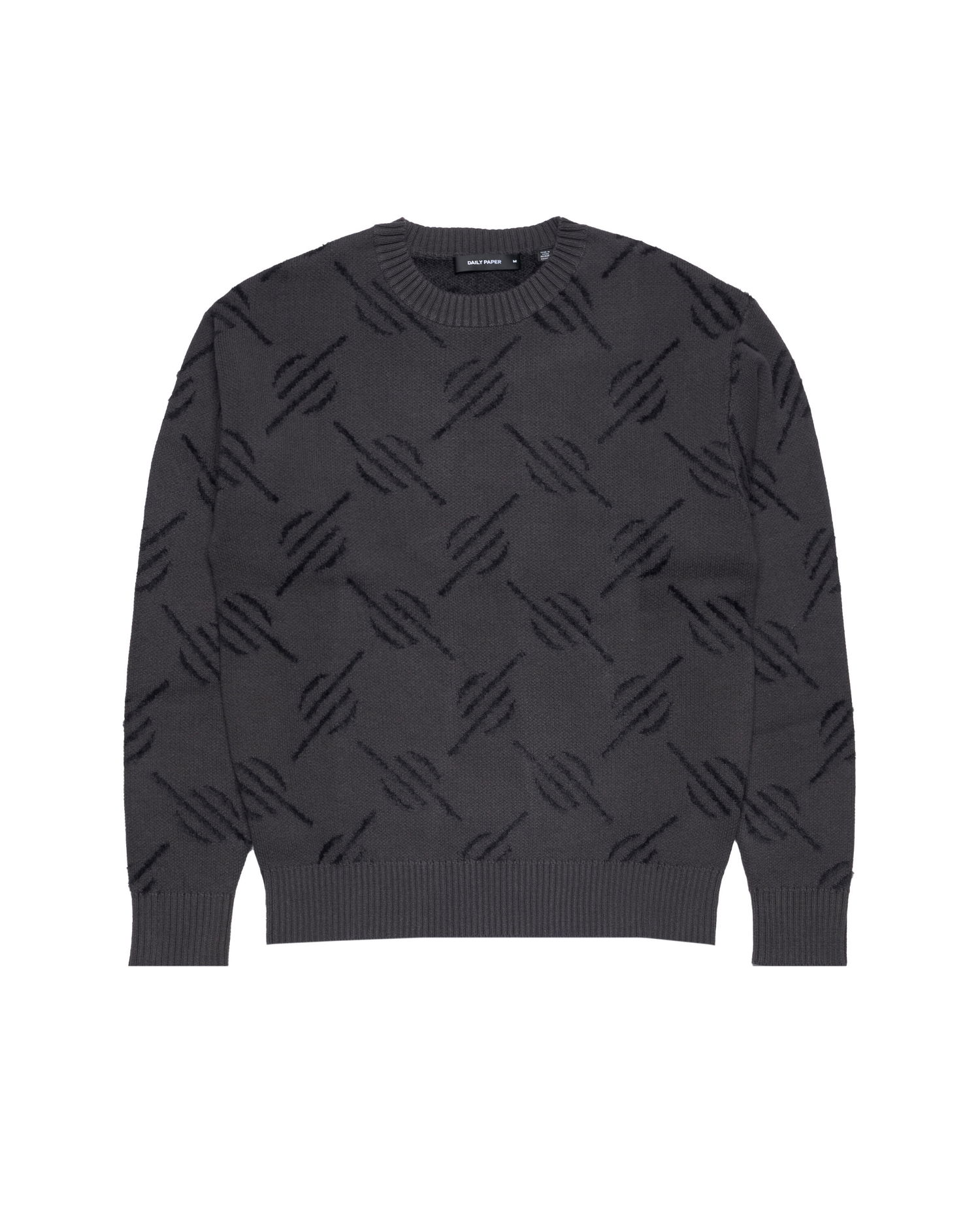 Sweater DAILY PAPER Tevin Monogram Knit Sweater Grå | 2421104, 1
