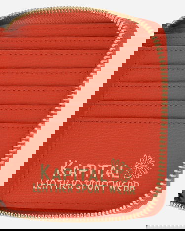 Tegnebog KAPITAL Thumb Up Bone Band Zip Wallet Orange | K2503XG522 RED, 5