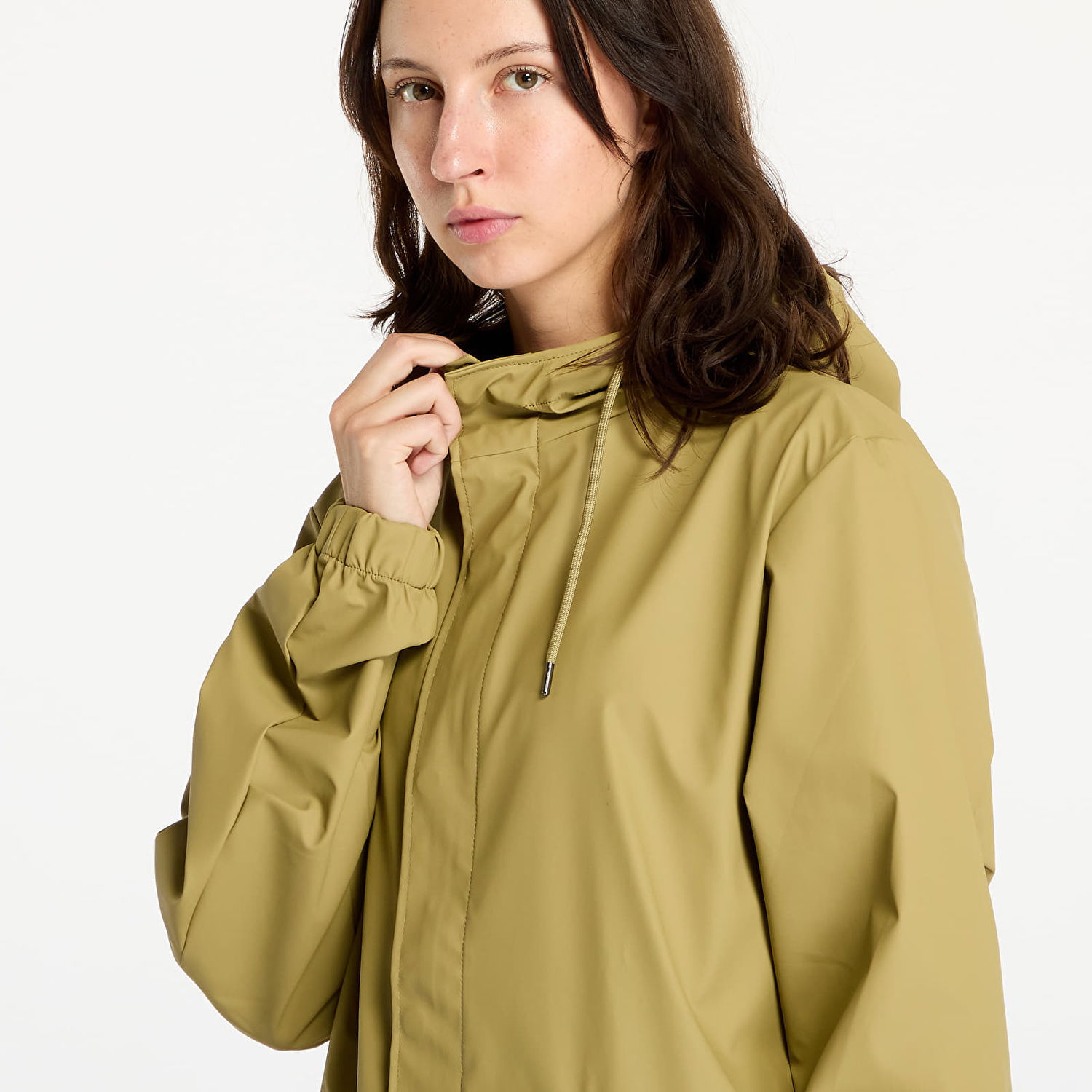 Parka Rains Jacket Fishtail Parka W3 UNISEX Khaki Grøn | 18140 44 Khaki, 1