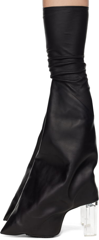 Sokker Rick Owens Rick Owens Hollywood Taco Kiss Tall Boots Sort | RR01E5843 LSLCH0, 2
