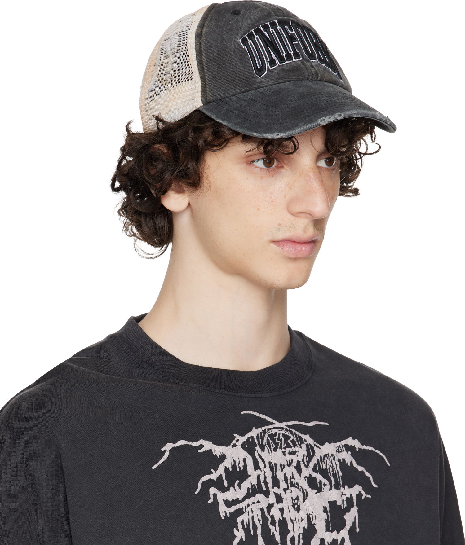 Kasket 032C 032c 'Lucky Strike' Trucker Hat Grå | S25-UAW-3102-050, 1