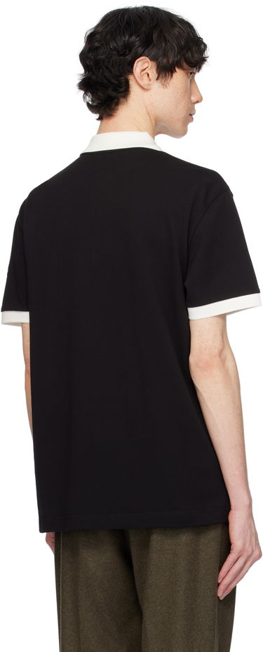 Polo skjorte Moncler Archivio Short Sleeve Polo Sort | K10918A0000589A16, 2