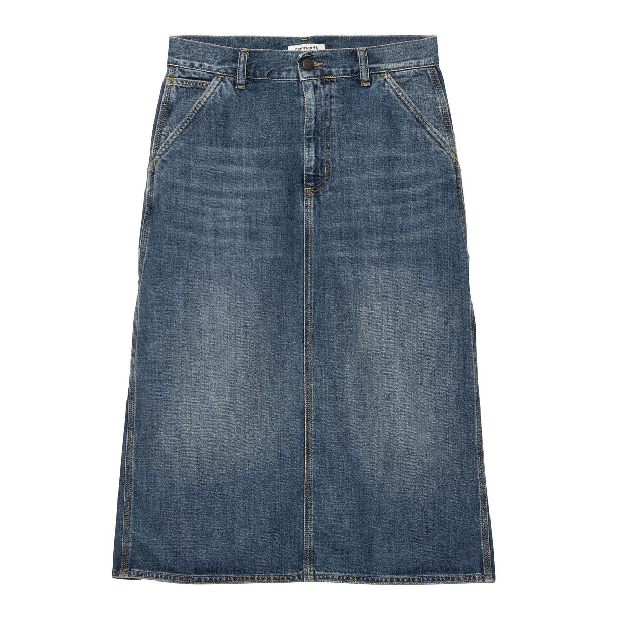 Nederdel Carhartt WIP Single Knee Denim Skirt Blå | I034224_8, 0