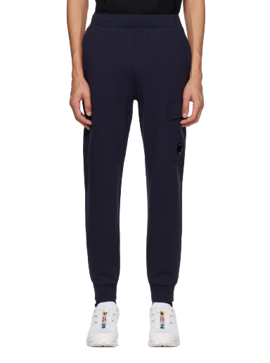 Joggingbukser C.P. Company Tapered Sweatpants Mørkeblå | 14CMSP017A-005086W