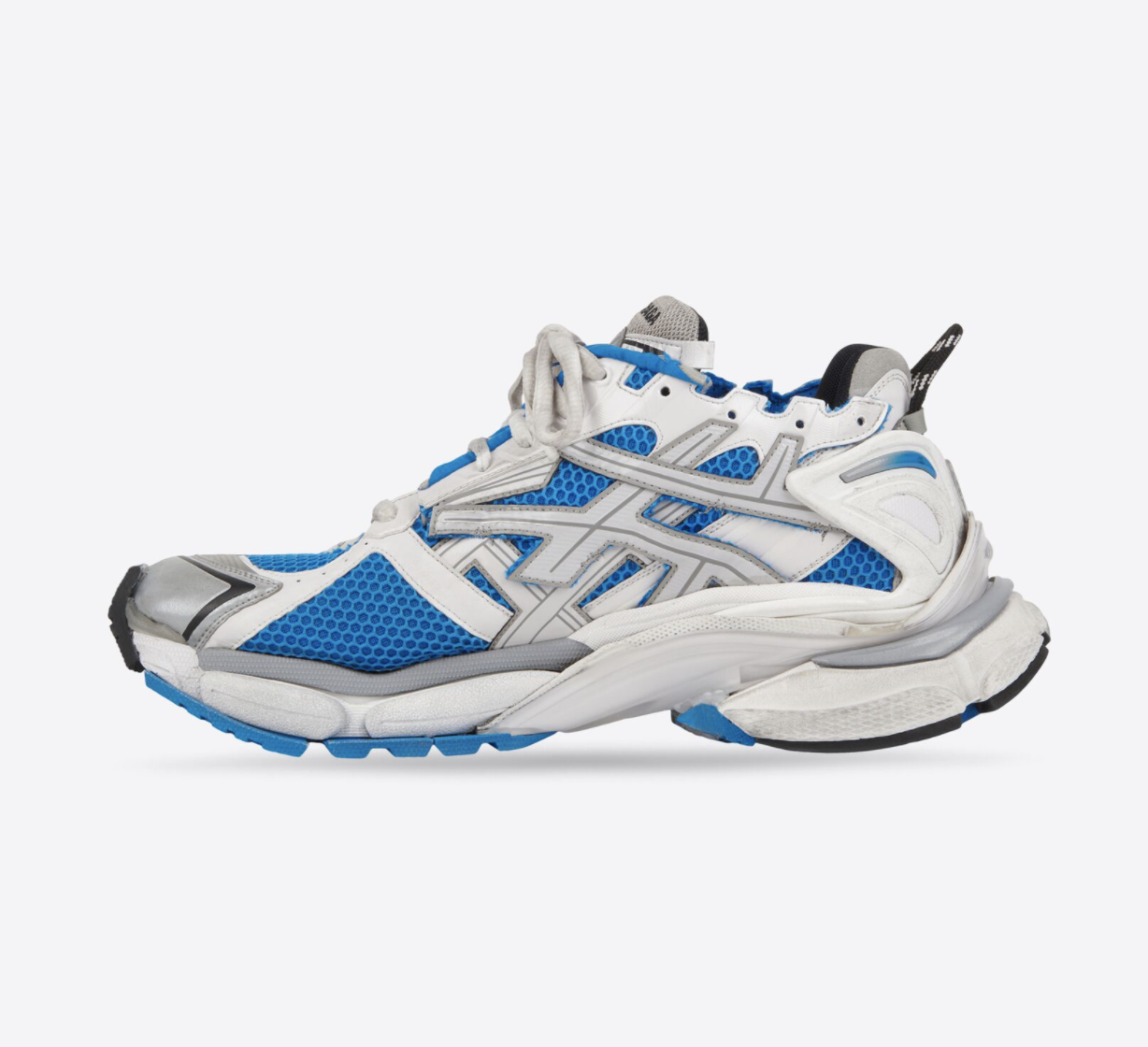 Sneakers og sko Balenciaga Runner Sneakers "White & Blue" Hvid | 677402 W3RB3, 0