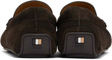 Sneakers og sko BOSS BOSS Suede Loafers Brun | 50541750, 4