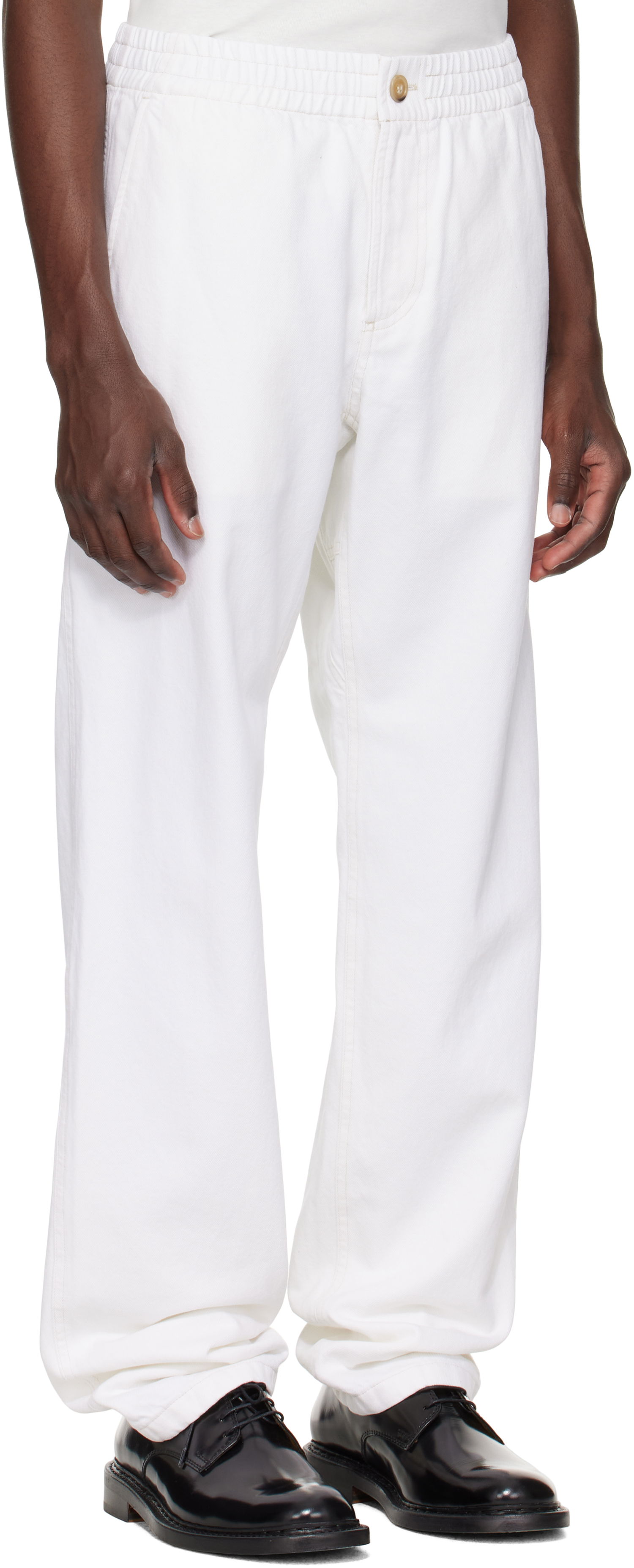 Bukser A.P.C. A.P.C. Chuck Trousers Hvid | COGZV-H08408, 1