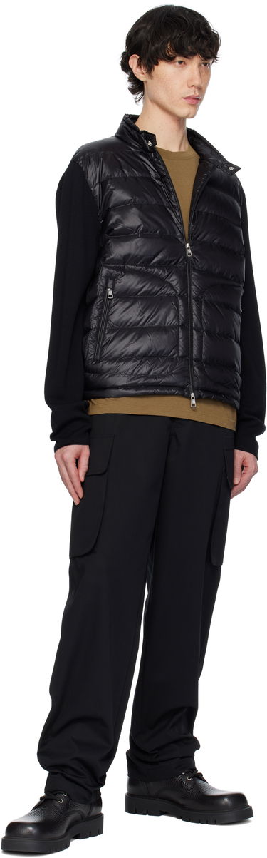 Puffer jakke Moncler Moncler Padded Zip-Up Jacket Sort | K10919B00016M1131, 4