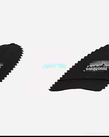 Kasket Patagonia P-6 Logo Trucker Cap Sort | 38289-BLK, 3