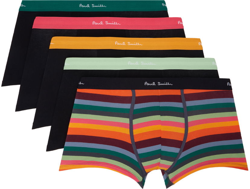 Boksere Paul Smith Paul Smith Five-Pack 'Artist Stripe' Boxer Briefs Flerfarvet | M1A-914-M5PK1-79