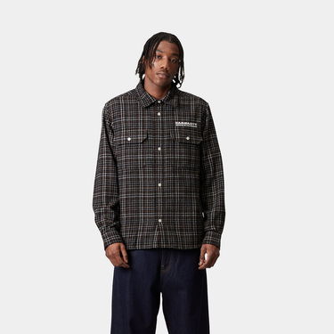 Skjorte Carhartt WIP Carhartt WIP Runaway Millett Long Sleeve Shirt Brun | I034383_4, 0