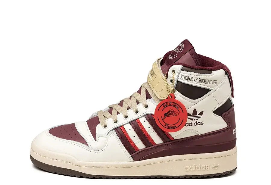 Sneakers og sko adidas Originals Forum High "Cuts & Slices" Bourgogne | FZ6567, 1