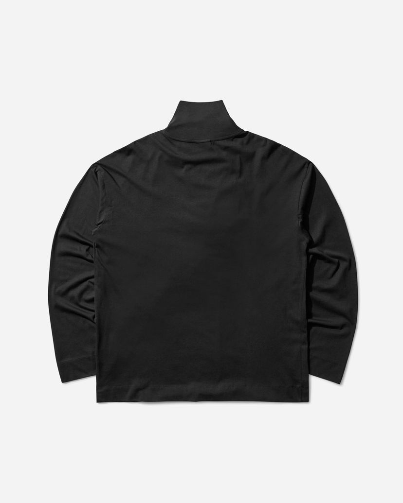 T-shirt Dries Van Noten Mock Neck Long Sleeve T-Shirt Sort | 252-021115-2603 900