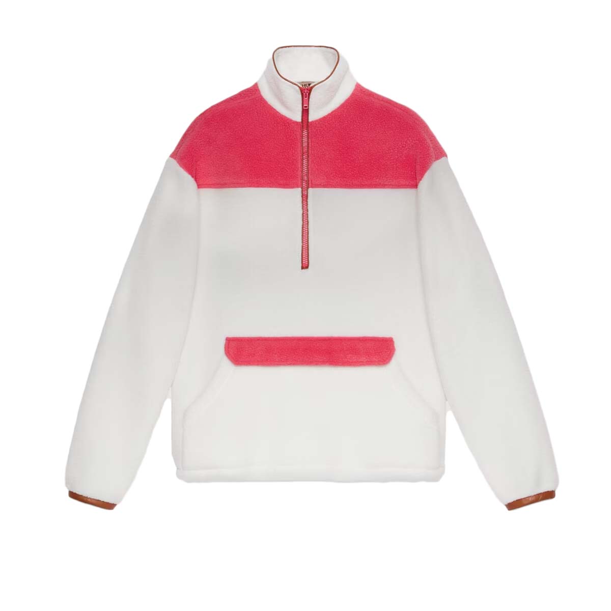 Sweater Gucci Fleece Sweatshirt Hvid | 673724 XJDUK 9799, 0
