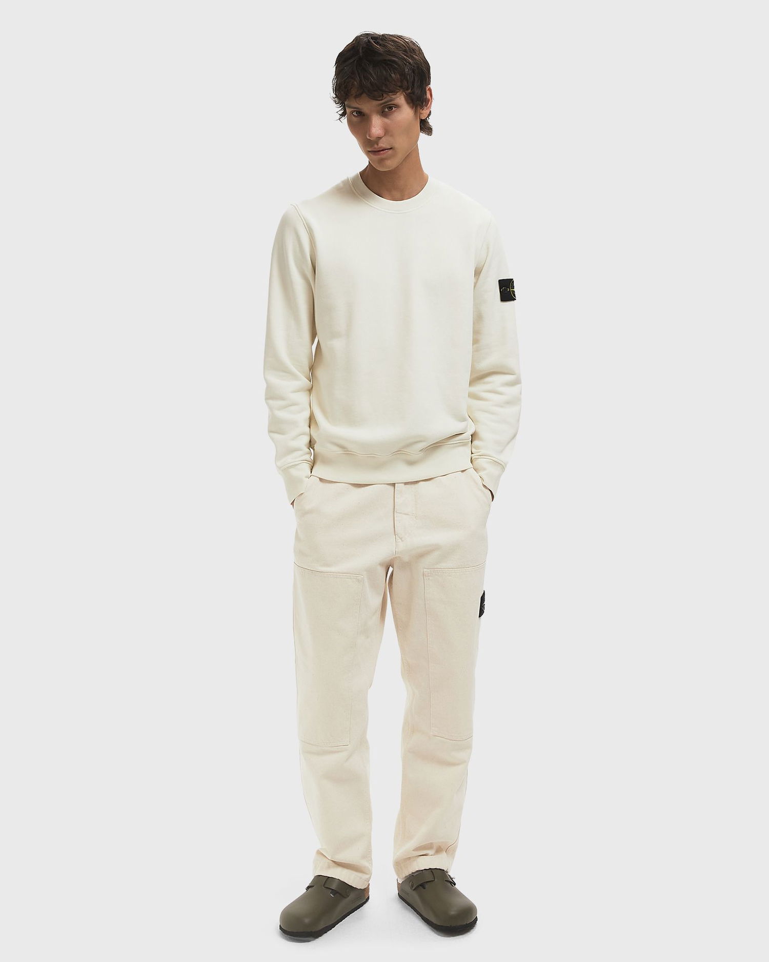 Sweatshirt Stone Island Stone Island Sweatshirt Hvid | K2S156100060S0051.V0093, 1